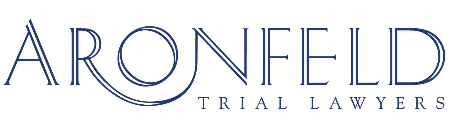 aronfeld updated website header logo with website blue