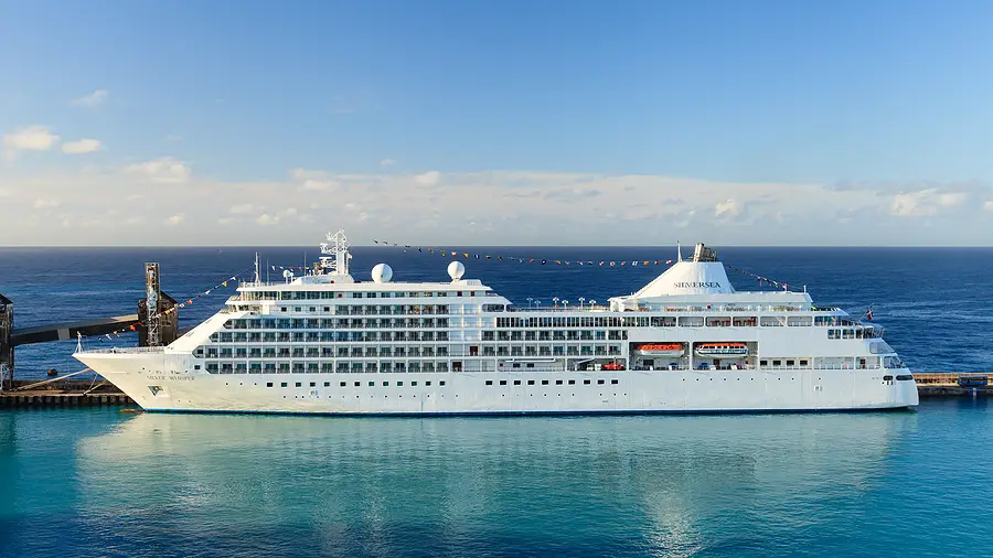 bridgetown, barbados november 8: cruise ship silver whisper i