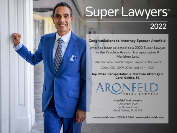 Attorney Spencer Aronfeld Named a 2022 Florida Super Lawyer