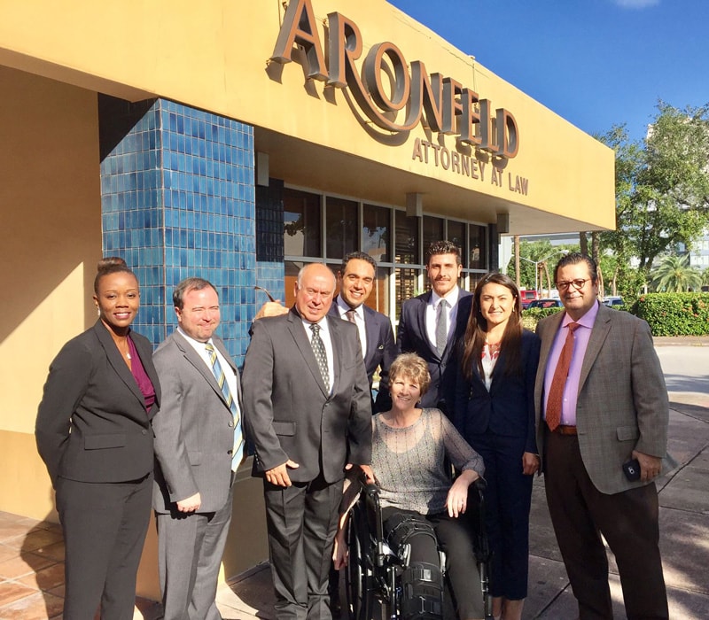 aronfeld with clients