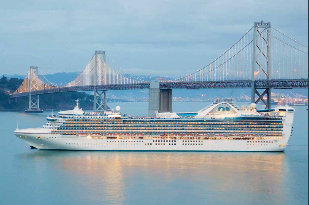 star princess cruiseship in san francisco