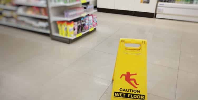 grocery store slip and fall