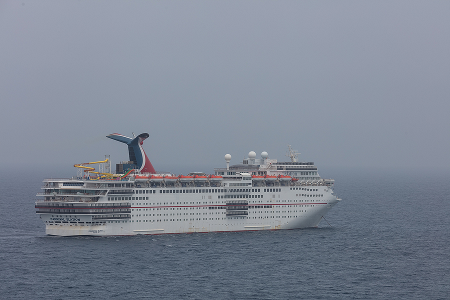 Man Goes Overboard Carnival Elation