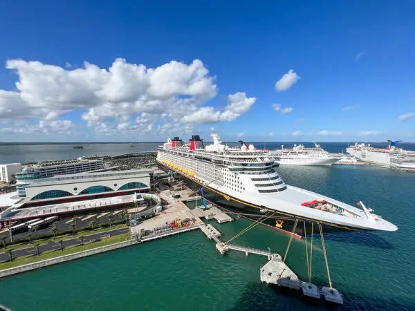 Disney’s Newest Cruise Ship, Disney Destiny, Arrives in Florida