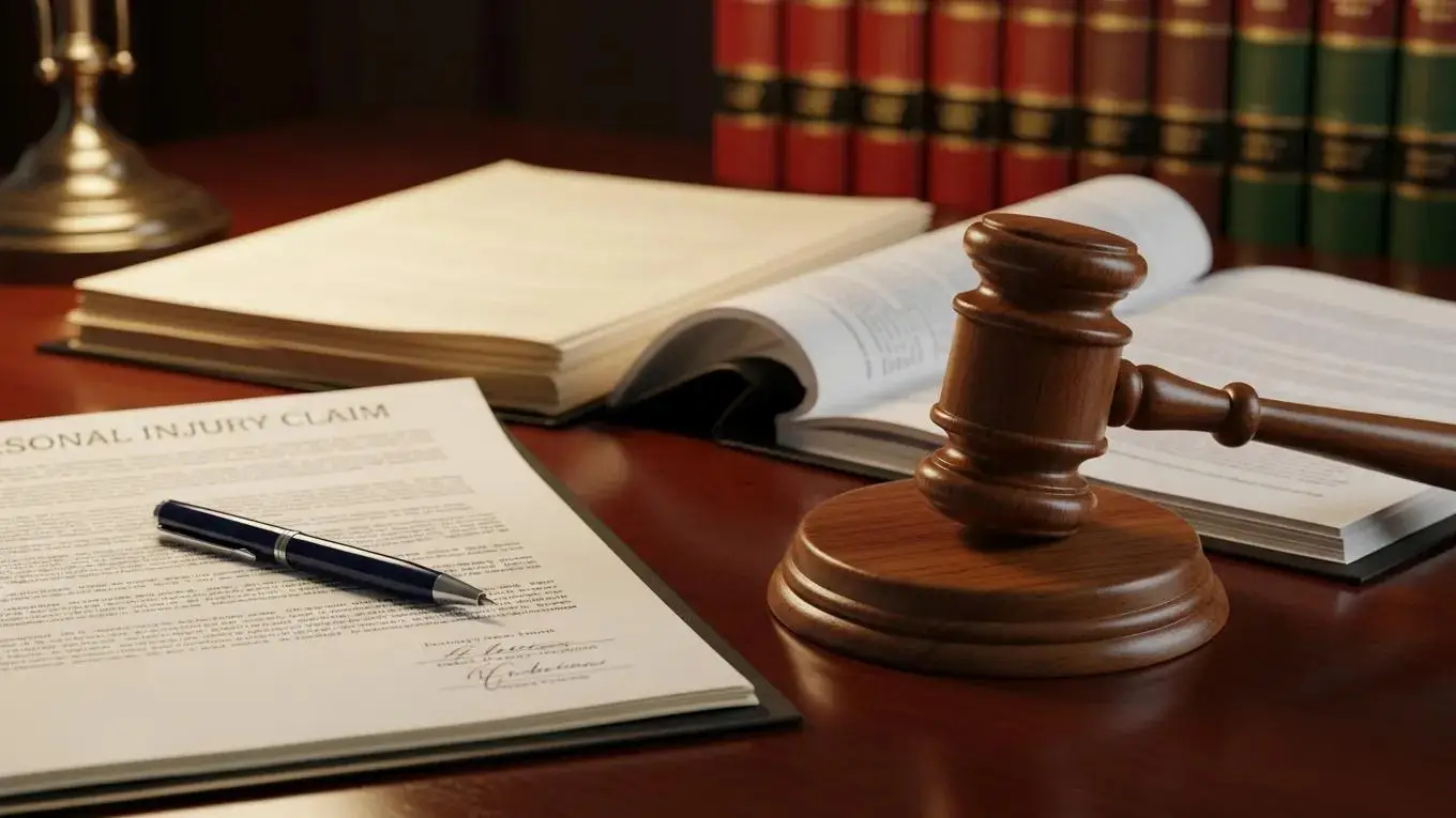 Gavel and legal documents representing the statute of limitations for personal injury claims