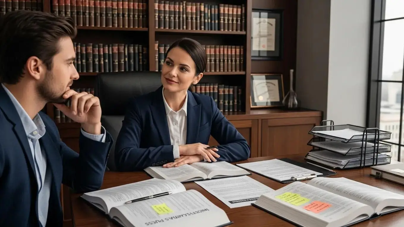 Lawyer consulting with a client about Florida injury statute of limitations